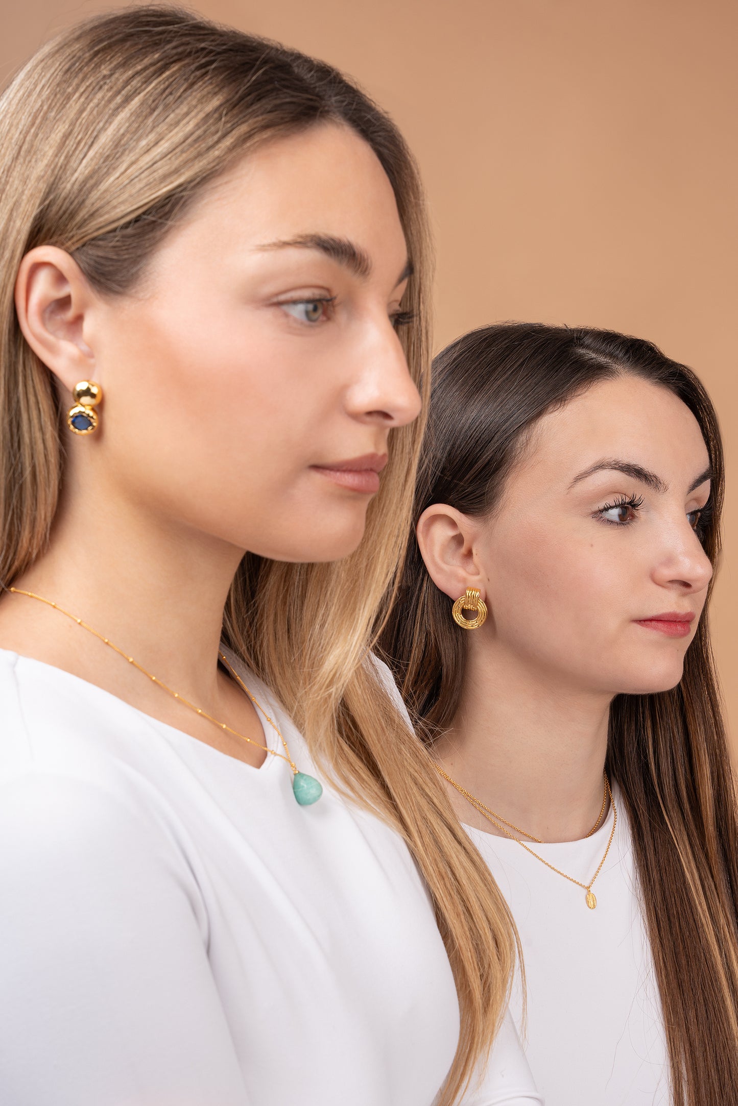 Pendientes Augusta Azul Safiro